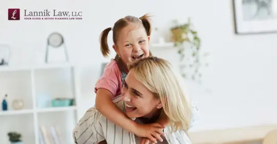 parent and child with disability